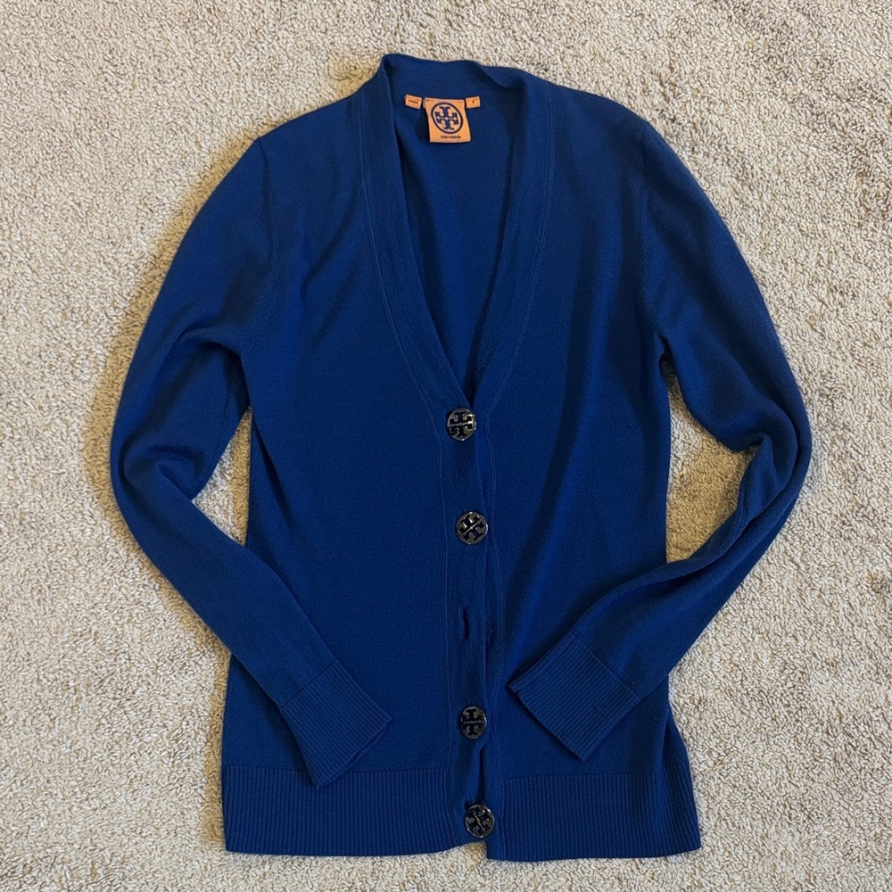 Tory Burch Women's Royal blue Cardigan